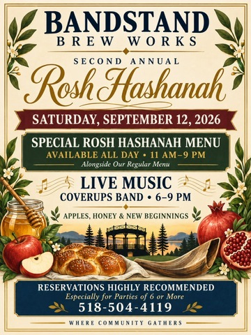  SECOND ANNUAL ROSH HASHANAH - Saturday, Sept. 12